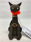 Vintage 1960's Halloween Cat Figure