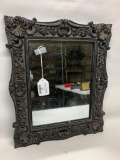Composition Framed Wall Mirror