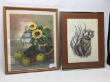 (2) Framed Prints