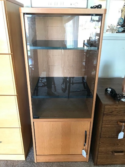 Stereo Cabinet W/Glass Door
