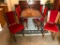 Vintage Oak Table W/Pull Out Ends & (6) Matching Chairs-Made In Germany