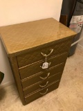 5-Drawer Vinyl Over Cardboard Chest