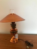 1950's Era Copper Electric Lamp WCopper Shade