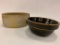 Small Stoneware Mixing Bowl + Another