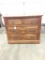 Antique, Three Drawer Dresser, 40 Inches Wide, 33 1/2 Inches Tall