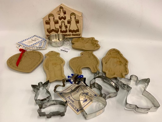 Group Of Cookie Cutters & Molds