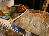 Shelf Of Misc. Glass Items