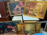 Group Of Wall Size Picture Frames.