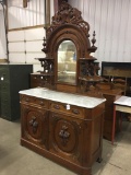 Victorian Buffet with Mirror