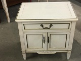 French Provencial Nightstand, 26 Onches Wide and 26 Inches Tall