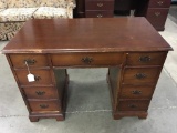 Mahogany, Kneehole Desk with some west issues