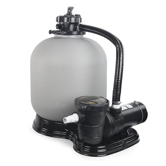 XtremepowerUS 4500GPH 19" Sand Filter with 1.5HP Above Ground Swimming Pool Pump Media System
