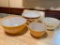 Set Of (4) Vintage Pyrex Mixing Bowls-