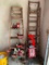 (2) Wooden 6' Ladders & Christmas Items