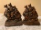 Vintage Cast Iron Ship Book-Ends