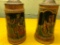 Pair of German Beer Steins