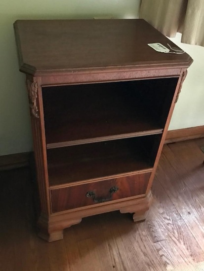 Vintage Mahogany Stand W/1 Drawer