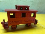 Cast Iron Caboose, 7 Inches Wide