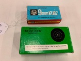 (2) Boxes 9mm Ammo (Kurz & Accuracy Brands)