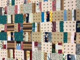 Free Form Patchwork Quilt.