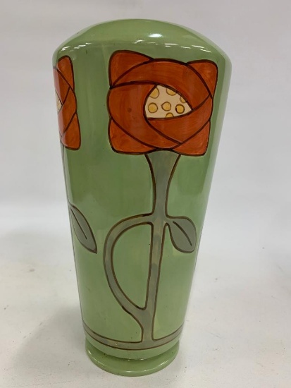 Arts & Crafts Style Flower Vase Dated 2004