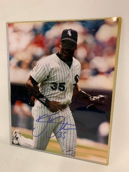 Baseball! Autographed Picture Of Frank Thomas W/COA