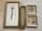 Group Of (4) Framed Decorator Prints & Mirror