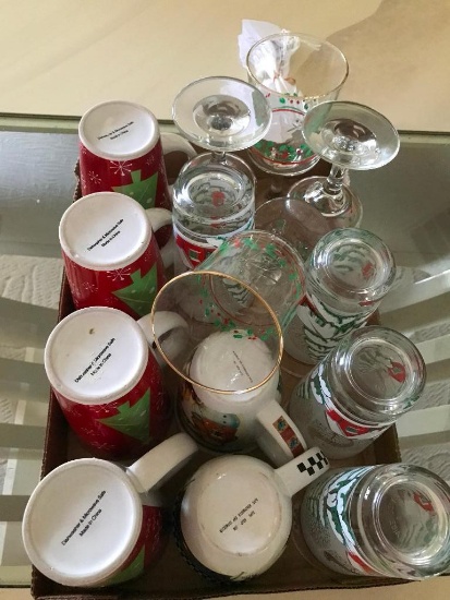 Christmas Theme Mugs & Glasses