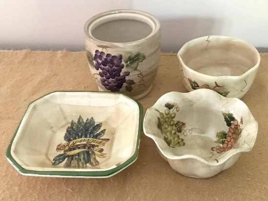 (4) Pcs. Cabernet Serving Pcs.