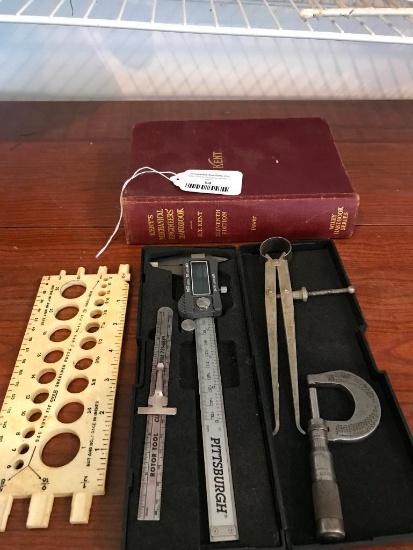 Machinists Tools and Vintage Mechanical Engineers Book