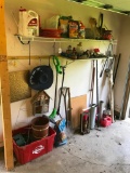 Contents Along Wall in Back Garage Pictured