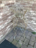 40 Inch Tall, Painted Metal Plant Stand