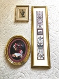 (3) Framed Decorator Prints