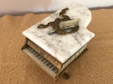 Marble & Brass Musical Piano