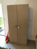 Two Door Metal Cabinet, 6 Feet Tall, 36 Inches Wide