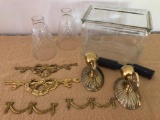 Brass Wall Sconces & Misc. items