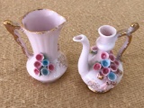 (2) Lefton Mini Pitchers