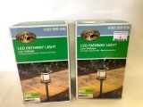 Set of 2 Hampton Bay LED Pathway Lights