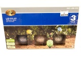 3 Pack of Hampton Bay LED Solar Pathway Lights