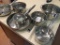 (12) Pcs. WearEver Cookware + Nantucket Stainless Skillet