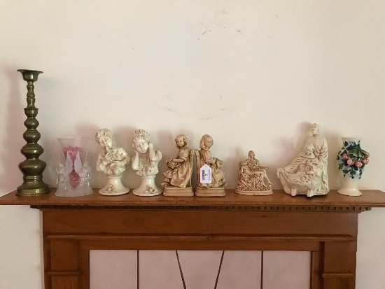 Group Of Statuary On Mantle