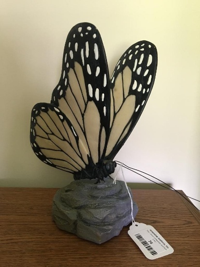 Butterfly Resin Solar Light