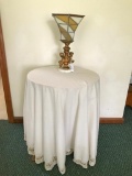 Cherub Lamp with Table, Lamp is 15 inches tall