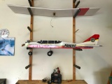 Gas power, radio controlled plane with radio! Ready for flight!