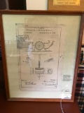 Framed Edison Patent Print