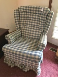 Upholstered Swivel Rocker