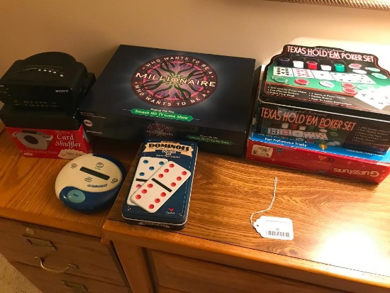 Group of Games and Sony Clock Radio