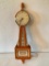 Seth Thomas Electric Banjo Clock W/Key