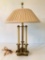 Vintage Ethan Allen Lamp W/Cloth Shade