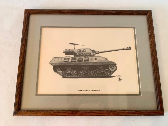 Military Print "90mm Gun Motor Carriage M36" By Karen Randall